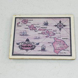 Islands Of Hawaii State Magnet Kitchen Fridge Vintage